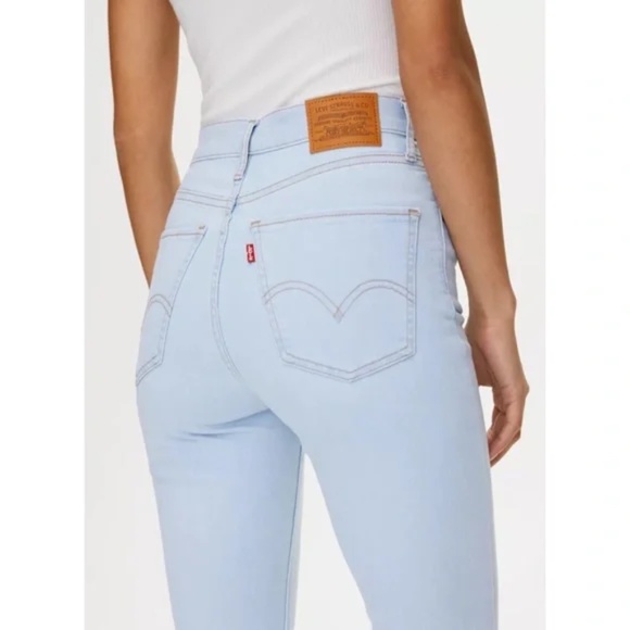 RARE Levi's Mile High Super Skinny Jeans Down To Mars Aritzia Dolls Kill - Picture 2 of 7